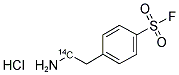 4-(2-AMINOETHYL) BENZENESULFONYLFLUORIDE, HCL 4-[2'-14C] 结构式