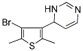 6-(4-BROMO-2,5-DIMETHYL-3-THIENYL)-1,6-DIHYDROPYRIMIDINE 结构式