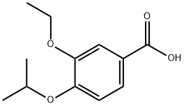 3-ETHOXY-4-ISOPROPOXY-BENZOIC ACID 结构式