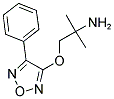 1,1-DIMETHYL-2-(4-PHENYL-FURAZAN-3-YLOXY)-ETHYLAMINE 结构式