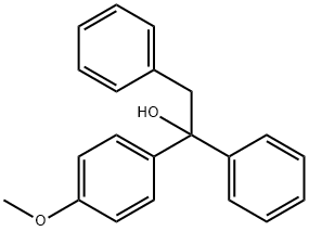 1-(4-METHOXY-PHENYL)-1,2-DIPHENYL-ETHANOL 结构式
