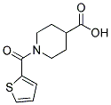 1-(THIOPHENE-2-CARBONYL)-PIPERIDINE-4-CARBOXYLIC ACID 结构式