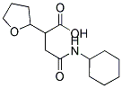 N-CYCLOHEXYL-2-(TETRAHYDRO-FURAN-2-YL)-SUCCINAMIC ACID 结构式