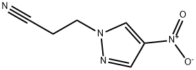 3-(4-硝基-1H-吡唑-1-基)丙腈 结构式