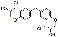双酚 F 二(3-氯-2-羟丙基)醚 结构式
