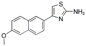 4-(6-METHOXY-NAPHTHALEN-2-YL)-THIAZOL-2-YLAMINE 结构式