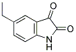 5-Ethyl-1H-indole-2,3-dione 结构式