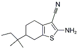 2-AMINO-6-(1,1-DIMETHYL-PROPYL)-4,5,6,7-TETRAHYDRO-BENZO[B]THIOPHENE-3-CARBONITRILE 结构式