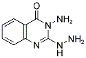 3-AMINO-2-HYDRAZINO-3 H-QUINAZOLIN-4-ONE 结构式