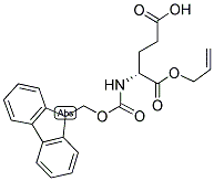 FMOC-D-GLU-OALL 结构式