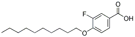 3-FLUORO-4-DECYLOXYBENZOIC ACID 结构式