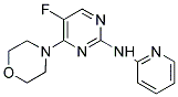 5-FLUORO-4-MORPHOLIN-4-YL-N-PYRIDIN-2-YLPYRIMIDIN-2-AMINE 结构式