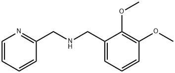 (2,3-DIMETHOXY-BENZYL)-PYRIDIN-2-YLMETHYL-AMINE 结构式