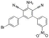 5'-AMINO-4''-BROMO-3-NITRO-[1,1':3',1'']TERPHENYL-4',6'-DICARBONITRILE 结构式