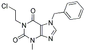 7-BENZYL-1-(2-CHLOROETHYL)-3-METHYL-3,7-DIHYDRO-1H-PURINE-2,6-DIONE 结构式