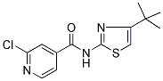 N-[4-(TERT-BUTYL)-1,3-THIAZOL-2-YL]-2-CHLOROISONICOTINAMIDE 结构式