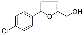 [5-(4-氯苯基)-2-呋喃]甲醇 结构式