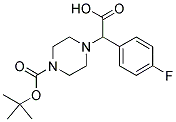 2-(4-BOC-PIPERAZINYL)-2-(4-FLUORO-PHENYL)ACETIC ACID 结构式