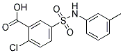 2-CHLORO-5-M-TOLYLSULFAMOYL-BENZOIC ACID 结构式