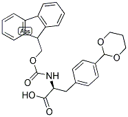 FMOC-L-PHE[4-(1,3-DIOXANE)] 结构式