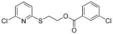 2-[(6-CHLOROPYRIDIN-2-YL)THIO]ETHYL 3-CHLOROBENZOATE 结构式