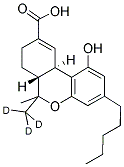 DL-11-NOR-9-CARBOXY-DELTA-9-THC (D3) 结构式
