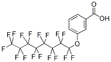 3-(PERFLUORO-1-OCTYLOXY)BENZOIC ACID 结构式