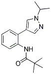 2,2-DIMETHYL-N-[2-(1-ISOPROPYL-(1H)-PYRAZOL-4-YL)PHENYL]PROPANAMIDE 结构式