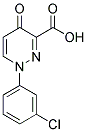 1-(3-CHLOROPHENYL)-4-OXO-1,4-DIHYDRO-3-PYRIDAZINECARBOXYLIC ACID 结构式