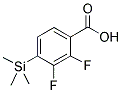 2,3-DIFLUORO-4-(TRIMETHYLSILYL)BENZOIC ACID 结构式