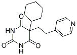 5-CYCLOHEXYL-5-(2-PYRIDIN-4-YLETHYL)PYRIMIDINE-2,4,6(1H,3H,5H)-TRIONE 结构式