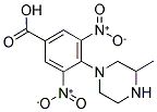 4-(3-METHYLPIPERAZIN-1-YL)-3,5-DINITROBENZOIC ACID 结构式