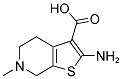 2-AMINO-6-METHYL-4,5,6,7-TETRAHYDRO-THIENO[2,3-C]PYRIDINE-3-CARBOXYLIC ACID 结构式