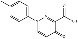 1-(4-METHYLPHENYL)-4-OXO-1,4-DIHYDRO-3-PYRIDAZINECARBOXYLIC ACID 结构式