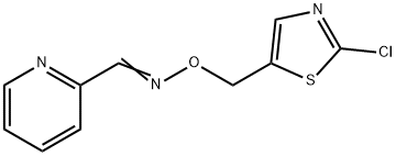 2-PYRIDINECARBALDEHYDE O-[(2-CHLORO-1,3-THIAZOL-5-YL)METHYL]OXIME 结构式