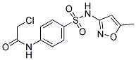 2-Chloro-N-(4-([(5-methylisoxazol-3-yl)amino]sulfonyl)phenyl)acetamide 结构式