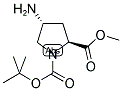 (2S,4R)-4-AMINO-1-BOC-PYRROLIDINE-2-CARBOXYLIC ACID METHYL ESTER 结构式