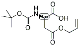 Boc-D-Asp(OAll)-OH 结构式
