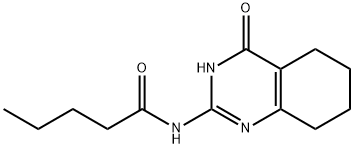 N-(4-OXO-3,4,5,6,7,8-HEXAHYDRO-2-QUINAZOLINYL)PENTANAMIDE 结构式