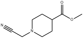 METHYL 1-(CYANOMETHYL)-4-PIPERIDINECARBOXYLATE 结构式