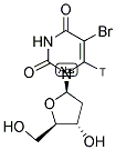 5-BROMO 2'-DEOXYURIDINE, [6-3H]- 结构式