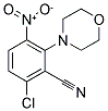 6-CHLORO-2-MORPHOLINO-3-NITROBENZONITRILE 结构式