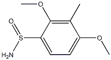 2,4-DIMETHOXY-3-METHYLBENZENESULFINAMIDE 结构式