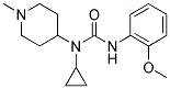 N-(CYCLOPROPYL)-N'-(2-METHOXYPHENYL)-N-(1-METHYLPIPERIDIN-4-YL)UREA 结构式