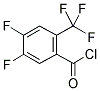 4,5-DIFLUORO-2-(TRIFLUOROMETHYL)BENZOYL CHLORIDE 结构式