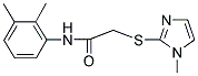 N-(2,3-DIMETHYLPHENYL)-2-[(1-METHYL-1H-IMIDAZOL-2-YL)SULFANYL]ACETAMIDE 结构式