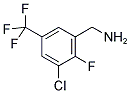 3-CHLORO-2-FLUORO-5-(TRIFLUOROMETHYL)BENZYLAMINE 结构式