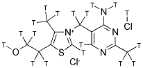 THIAMINE HYDROCHLORIDE [3H(G)] 结构式