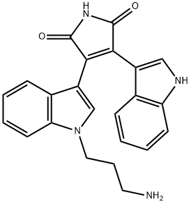 BISINDOLYLMALEIMIDE III 结构式