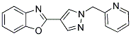 2-[1-(2-PYRIDINYLMETHYL)-(1H)-PYRAZOL-4-YL]BENZOXAZOLE 结构式